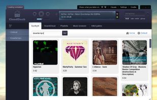 The recommendation engine. Enter your favorite music genre and enjoy the show.