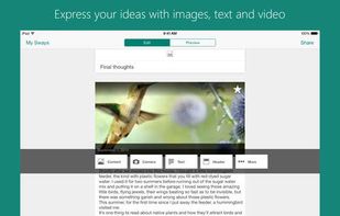 Microsoft Office Sway screenshot 1