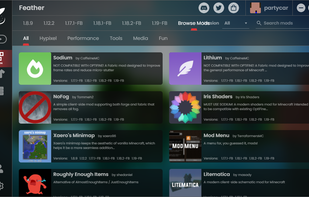 Feather Client screenshot 2