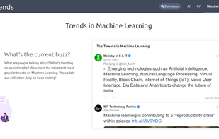 Trends in Machine Learning