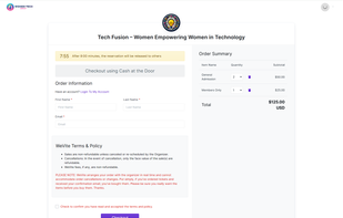 Fast, frictionless checkout helps maximize conversions. Attendees can purchase tickets in seconds, while organizers enjoy higher sales and seamless Stripe payouts with no extra fees.