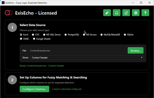 Main Screen Of The Desktop Application
