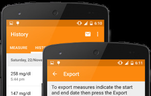 Export the latest measures on file and send to your family doctor, let him see your progress and improve your therapy 
