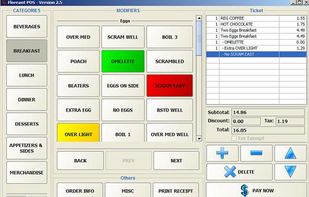 Floreant POS screenshot 1