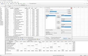 Use pivot tables with up to 32 millions rows and 16384 columns, either as formulas
or in separate panes.