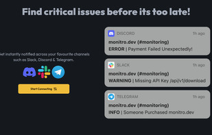monitro.dev screenshot 1