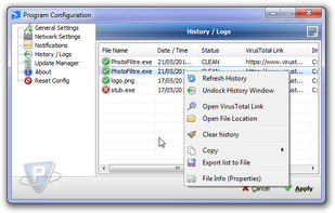PhrozenSoft VirusTotal Uploader screenshot 3