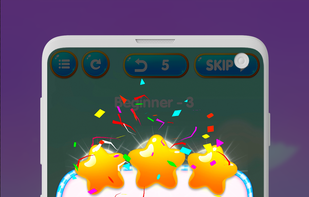 Complete level and play next level.