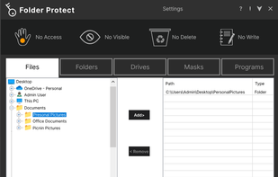 Folder Protect screenshot 2