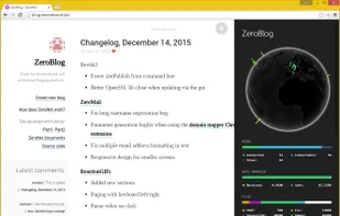 ZeroNet screenshot 1