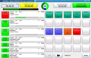 On-air control with drop-in sound panel