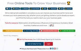 Toolslite screenshot 1