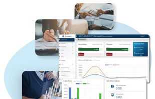 Accounting Software dashboard