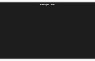 KodeAgent Demo