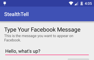 Stealth Tell screenshot 1