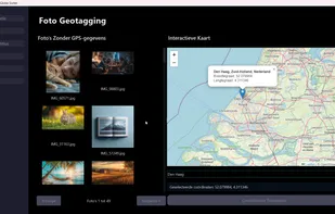 Geographic heat map visualization of photo locations