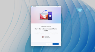 Microsoft Phone Link lastest update adds File Transfers Between Windows PCs and iPhones image