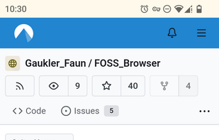 FOSS Browser screenshot 1