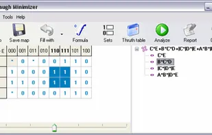 Karnaugh Minimizer screenshot 1