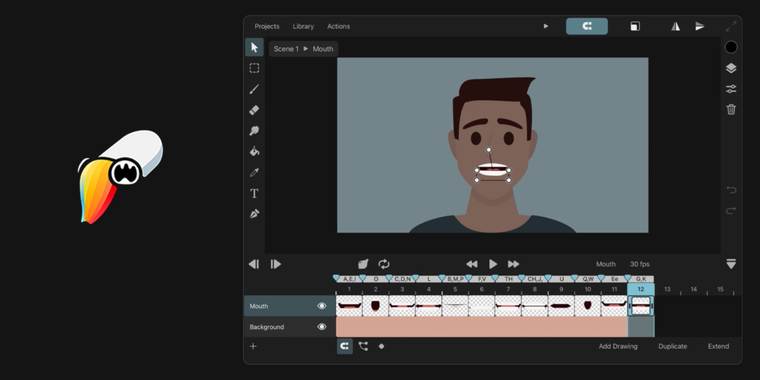 ToonSquid 2.0.16 adds contextual symbol editing and improved keyframe control image