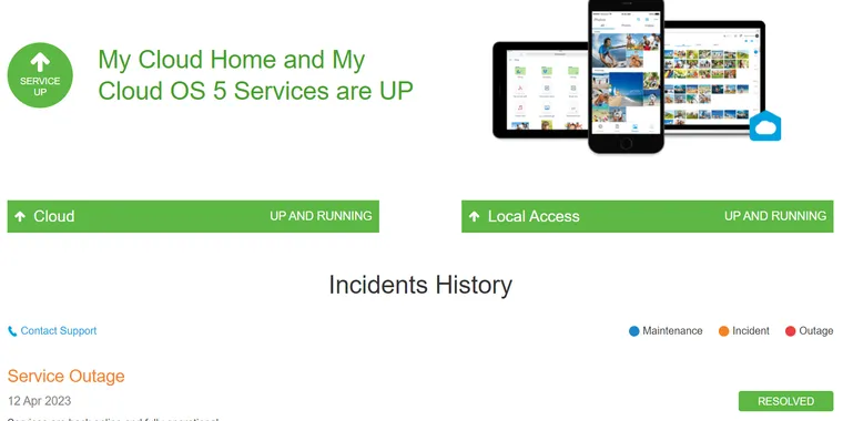 Western Digital finally restores My Cloud online storage services image