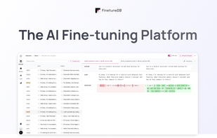 FinetuneDB screenshot 1