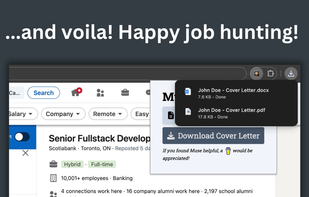...and voila! Happy job hunting!