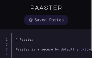 Paaster screenshot 1