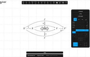 quiver diagram editor screenshot 3