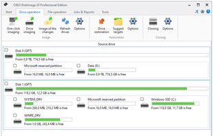 O&O DiskImage screenshot 1
