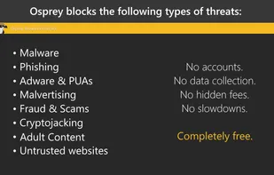 Osprey: Browser Protection screenshot 1