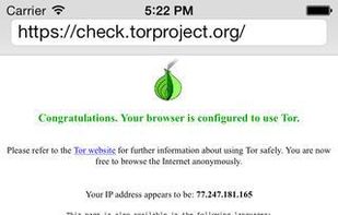 Onion Browser screenshot 1