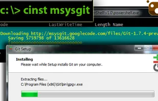 Chocolatey screenshot 1