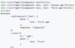 Brackets Template Engine screenshot 2