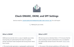 DMARC Checker Home