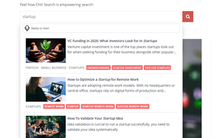 Chili Search screenshot 1