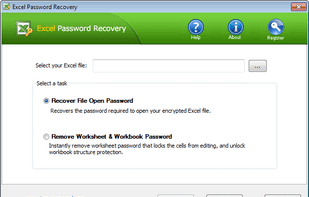Top-Password Excel Password Recovery screenshot 1