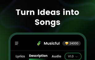 Generate high-quality songs from simple descriptions