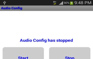 Audio Config screenshot 1