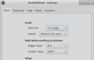 SmoothWheel (AMO) screenshot 1