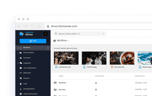 Infomaniak kSuite screenshot 2