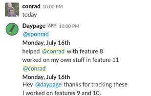 Daypage screenshot 1