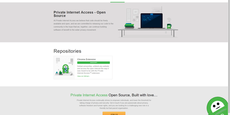 Private Internet Access VPN will open source all of its software image