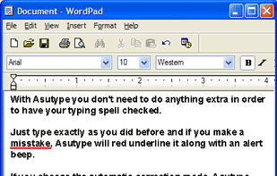 Asutype screenshot 1