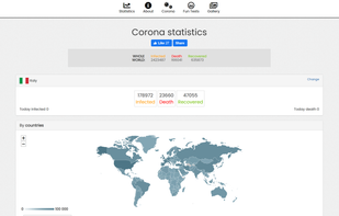 CoronaVirus - CoronaWorld.net screenshot 1