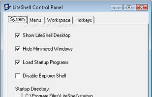 Liteshell screenshot 1