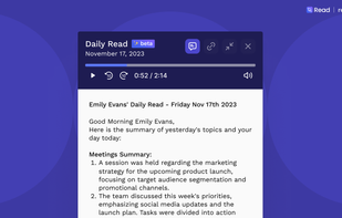Read.ai screenshot 1