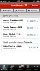Bank Of America screenshot 1