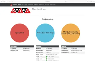 Devilbox screenshot 1