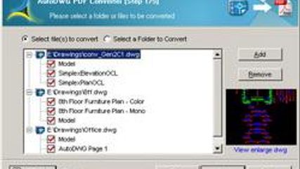 AutoDWG DWG to PDF Converter screenshot 1